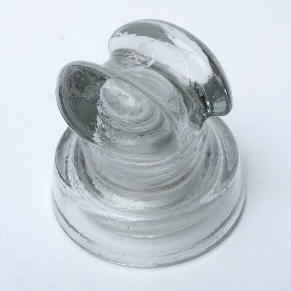 Antique Whitall Tatum Clear Glass Insulator #511A Made in USA Americana - Picture 7 of 8